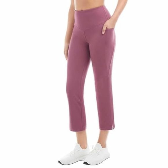 Jockey Pants & Jumpsuits Jockey Cropped Slit Flare Pant Xl Nwt